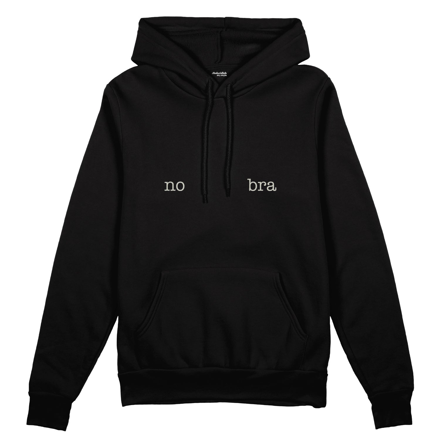 No Bra Oversize Hoodie