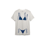 Navy Blue Bikini Tişört