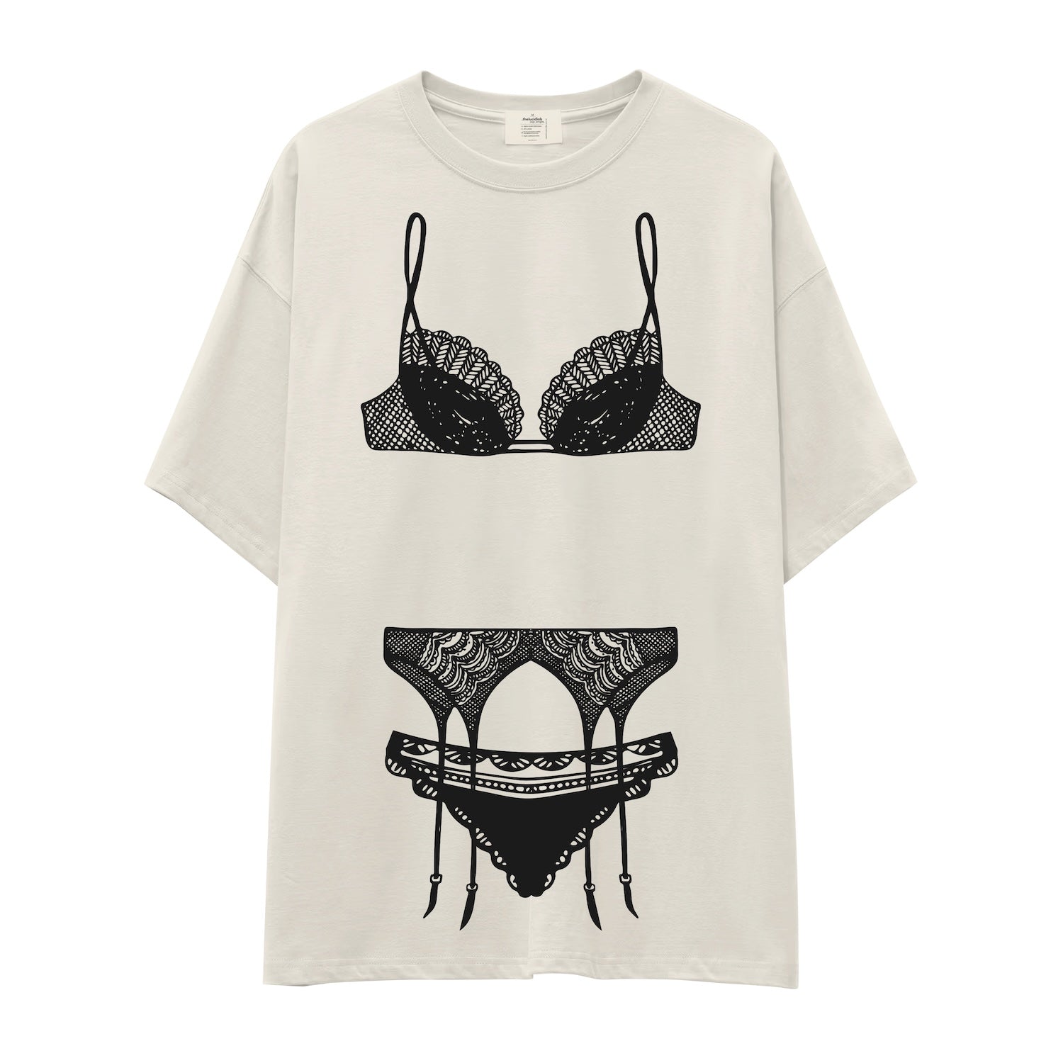 Noir Seduce Oversize Tişört