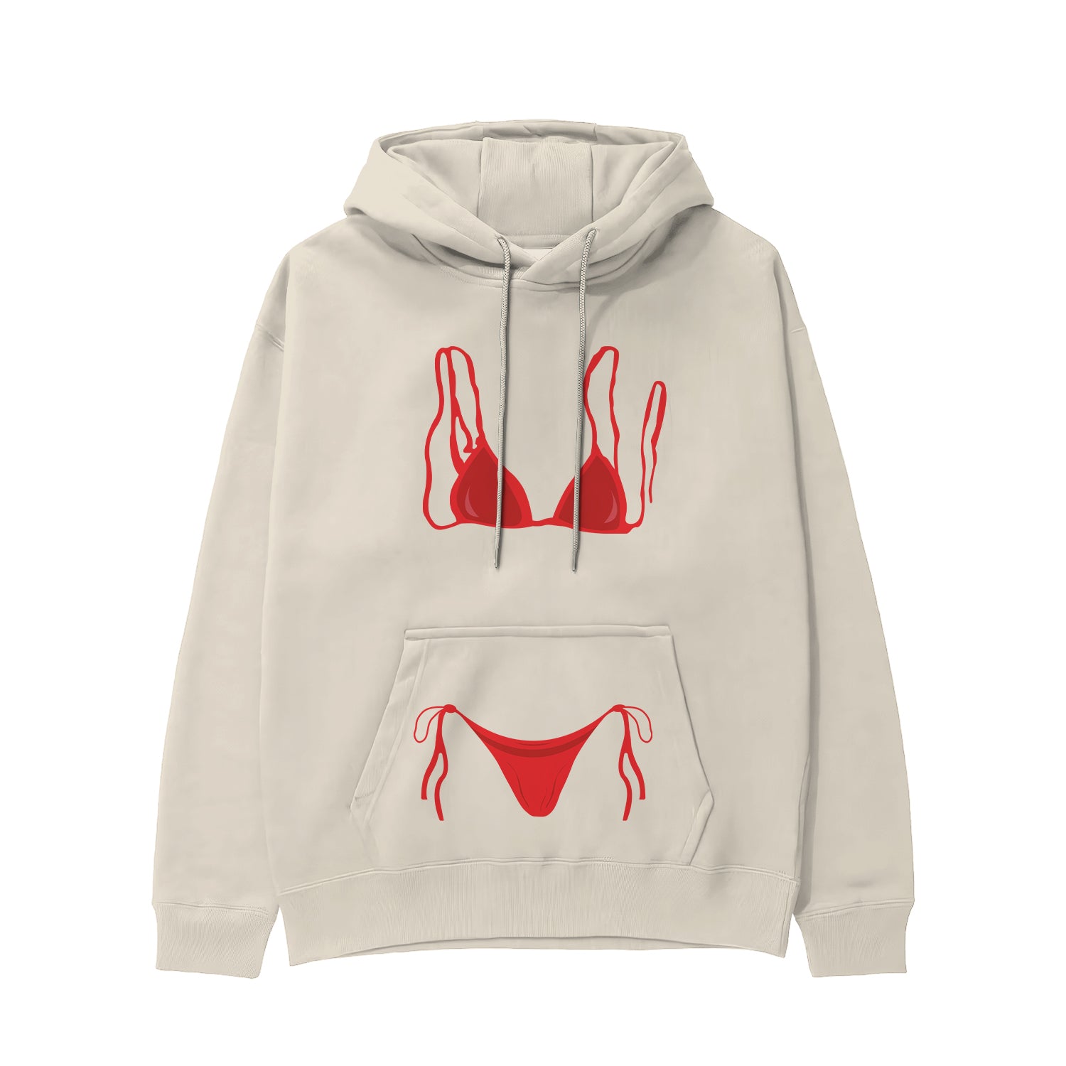 Red Bikini Hoodie