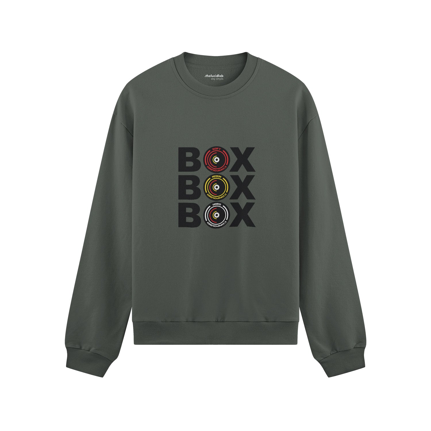 Box Box Box Oversize Sweatshirt