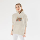 Color Study, Squares With Concentric Circles Hoodie