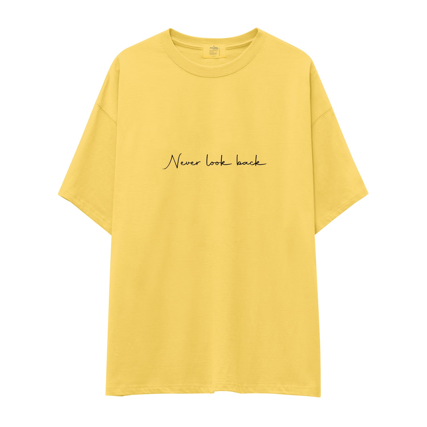 Never Look Back Oversize Tişört