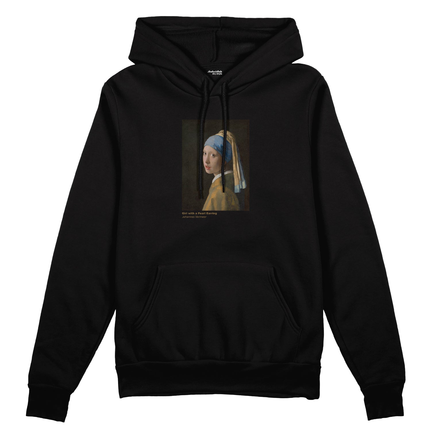 İnci Küpeli Kız Oversize Hoodie