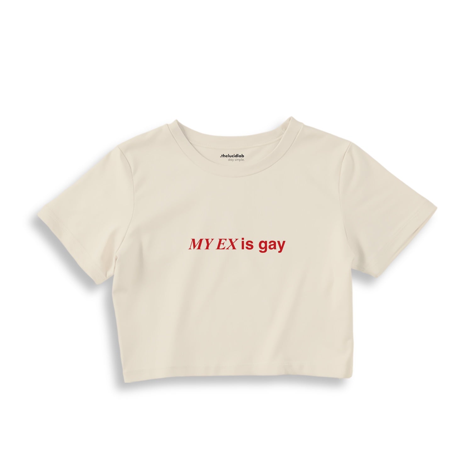My Ex Is Gay Crop Tişört