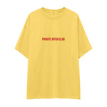Private Bitch Club Oversize Tişört