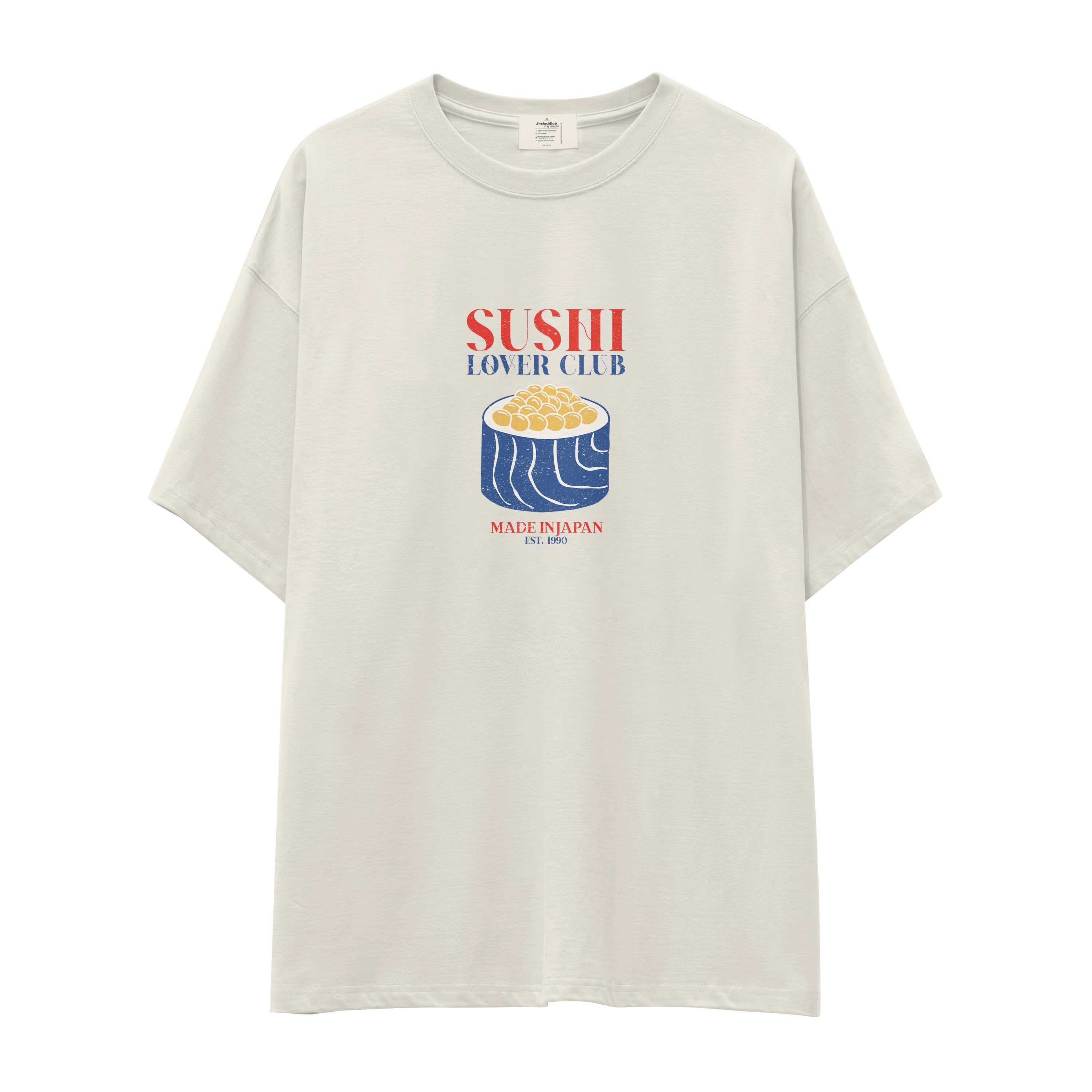 Sushi Lover Club Oversize Tişört