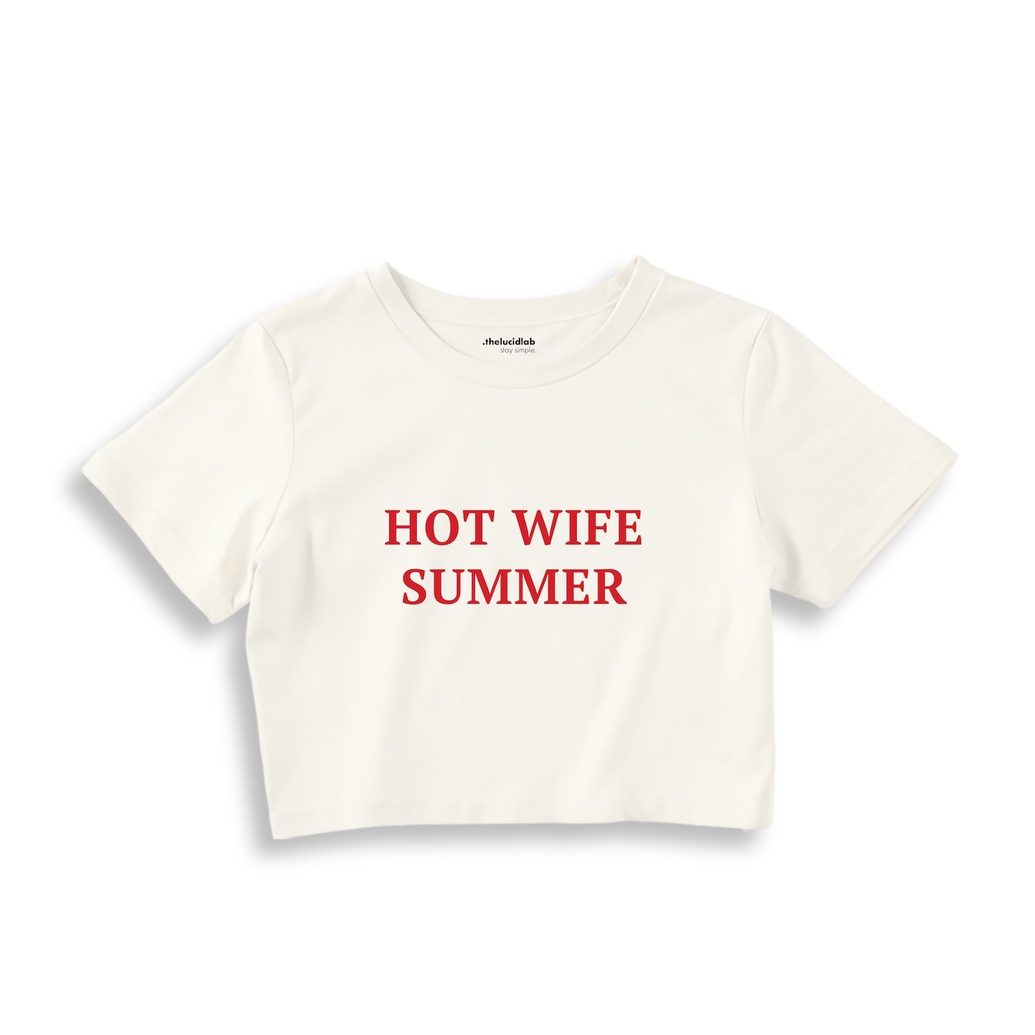 Hot Wife Summer Crop Tişört