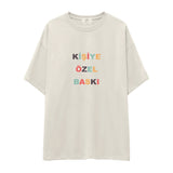 Kişiye Özel Baskılı Oversize Tişört