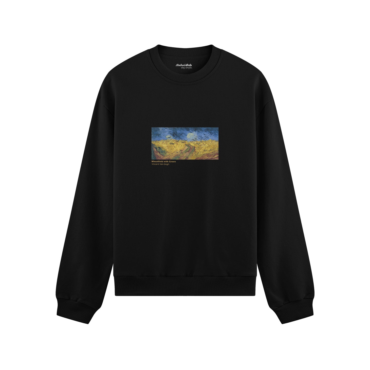 Buğday Tarlası ve Kargalar Oversize Sweatshirt