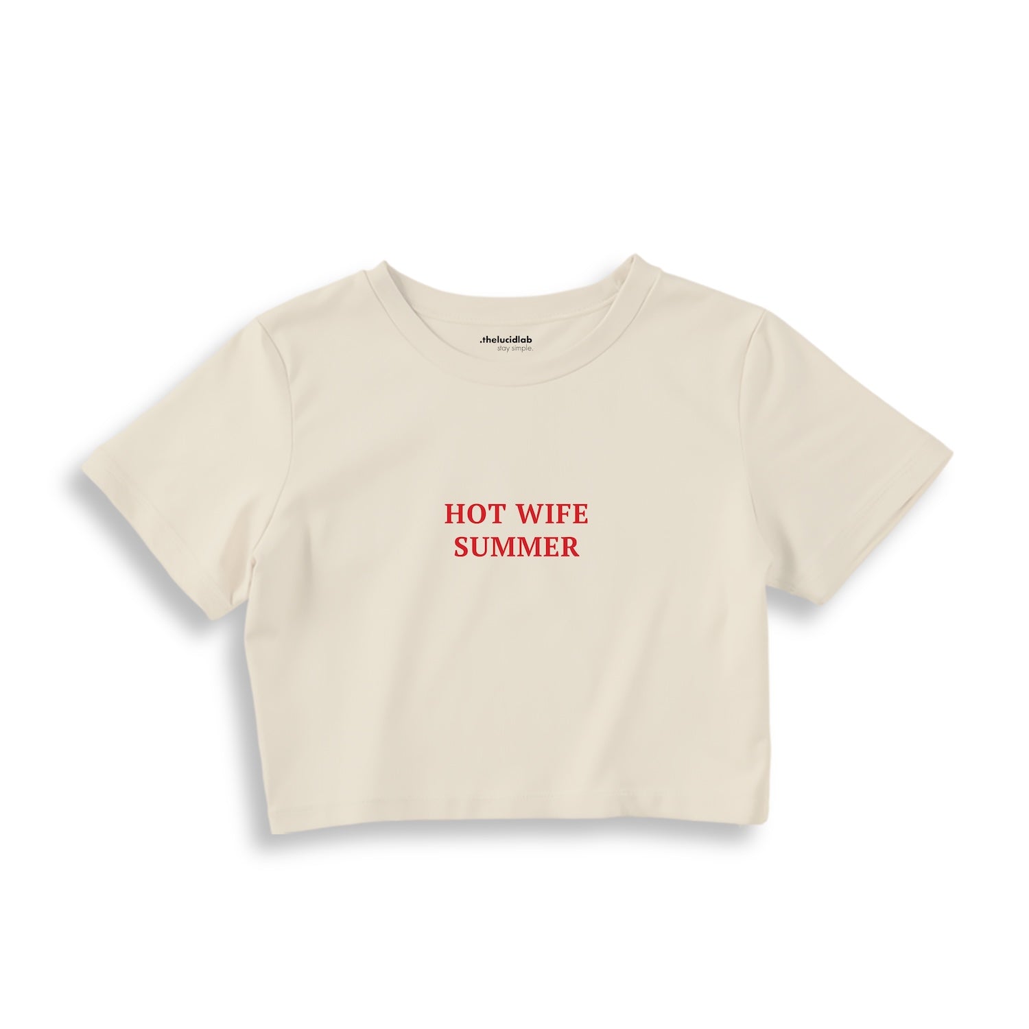 Hot Wife Summer Crop Tişört