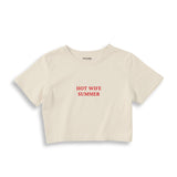 Hot Wife Summer Crop Tişört