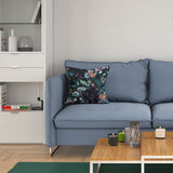 Dark Flowers - Çiçekli Çift Taraflı KırlentKılıfı 2 Adet