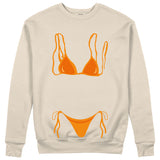 Orange Bikini Sweatshirt