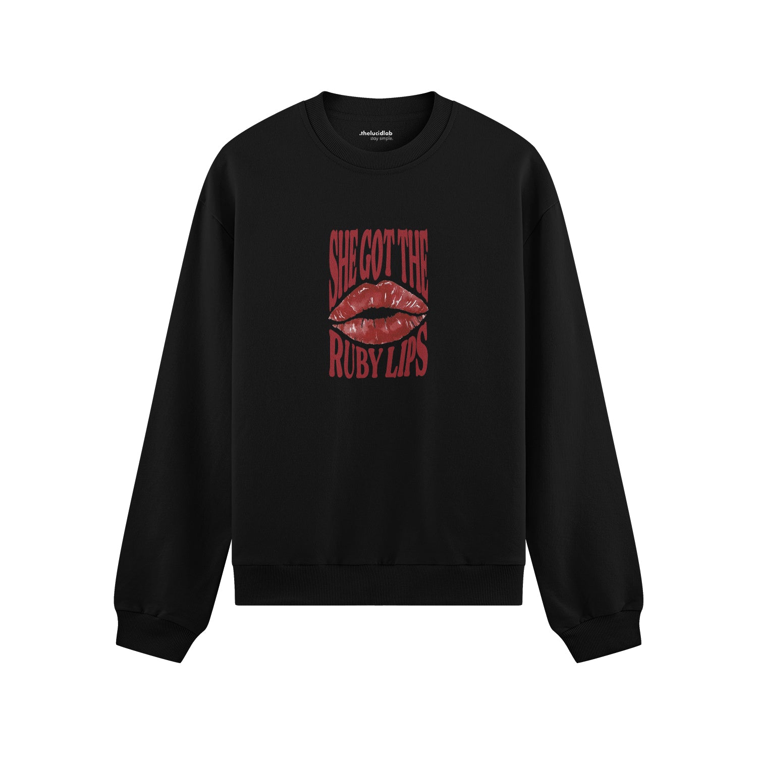 Ruby Lips Oversize Sweatshirt