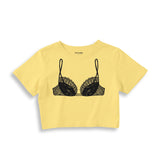 Noir Seduce Crop Tişört