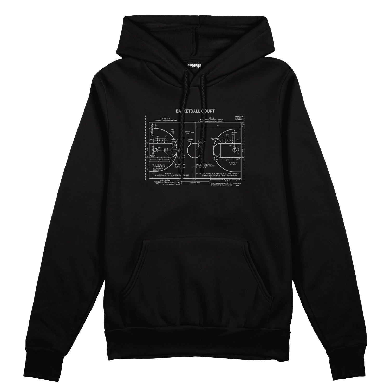 Basketball Court Oversize Hoodie