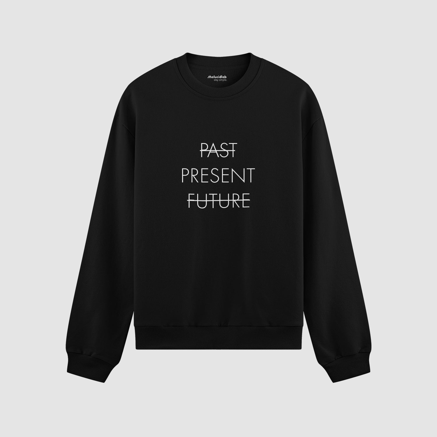 Past Present Future Oversize Sweatshirt