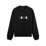 Twinkle Puffy Cats Oversize Sweatshirt