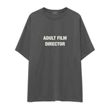 Adult Film Director Oversize Tişört