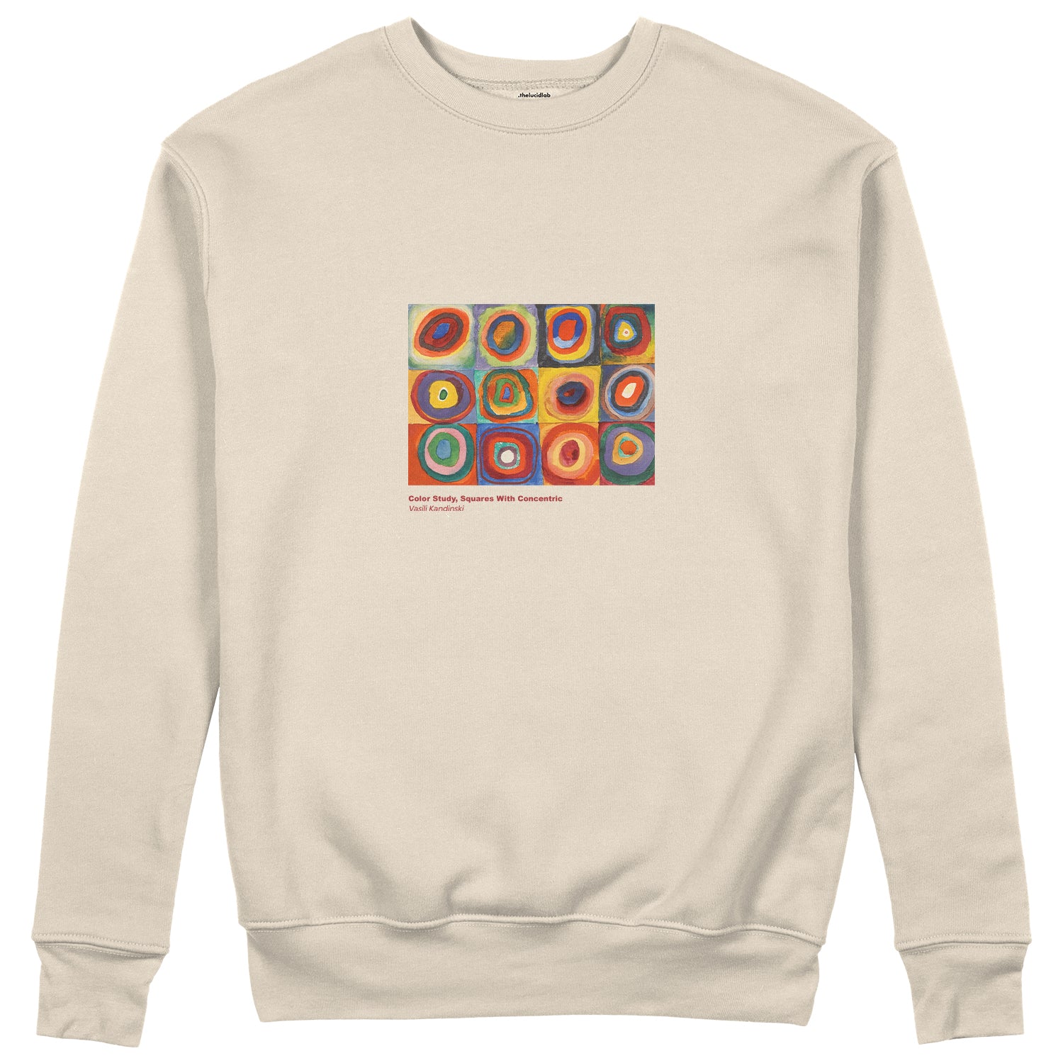 Color Study, Squares With Concentric Circles Sweatshirt