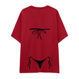 Black Bikini Oversize Tişört