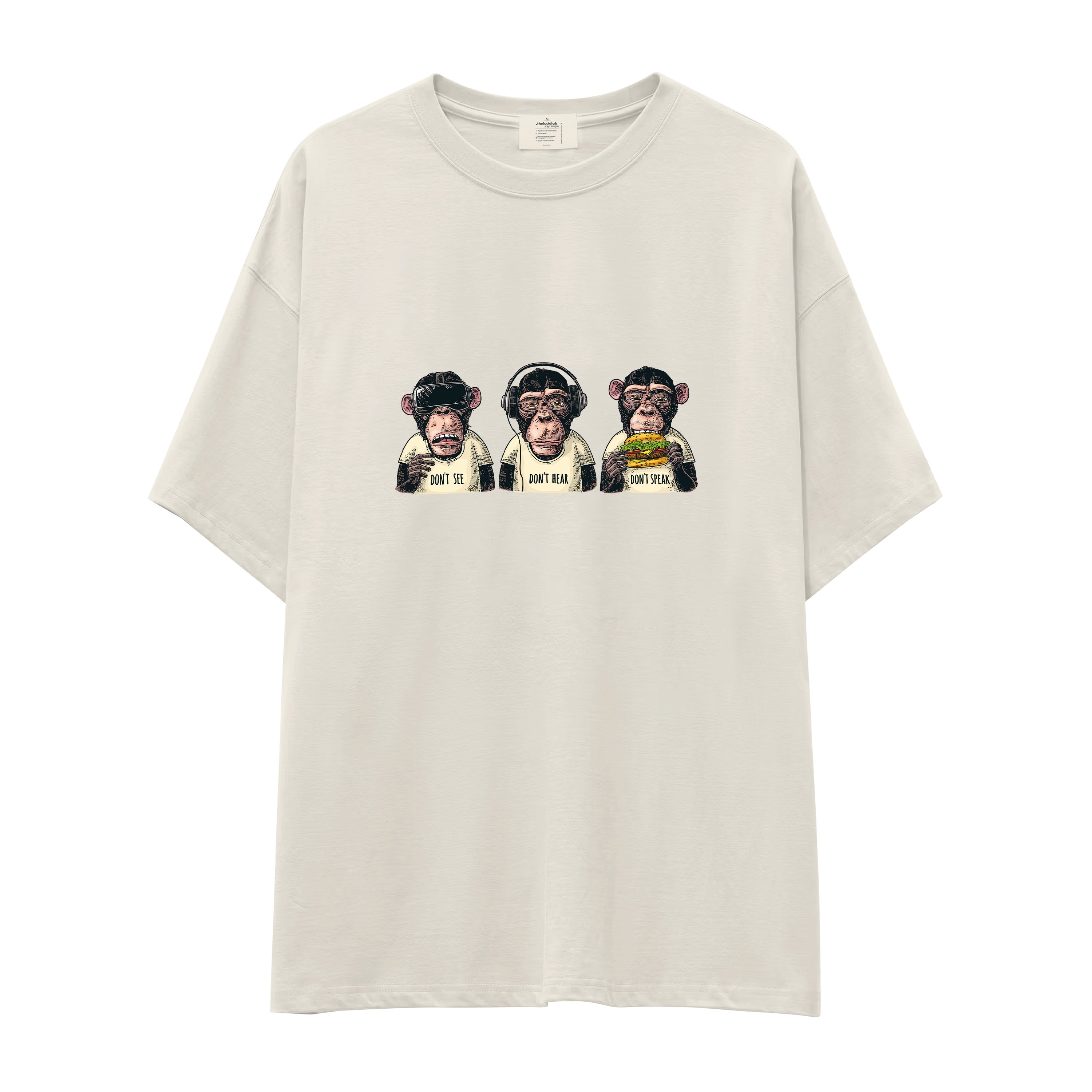 Diplomatic Monkeys Oversize Tişört