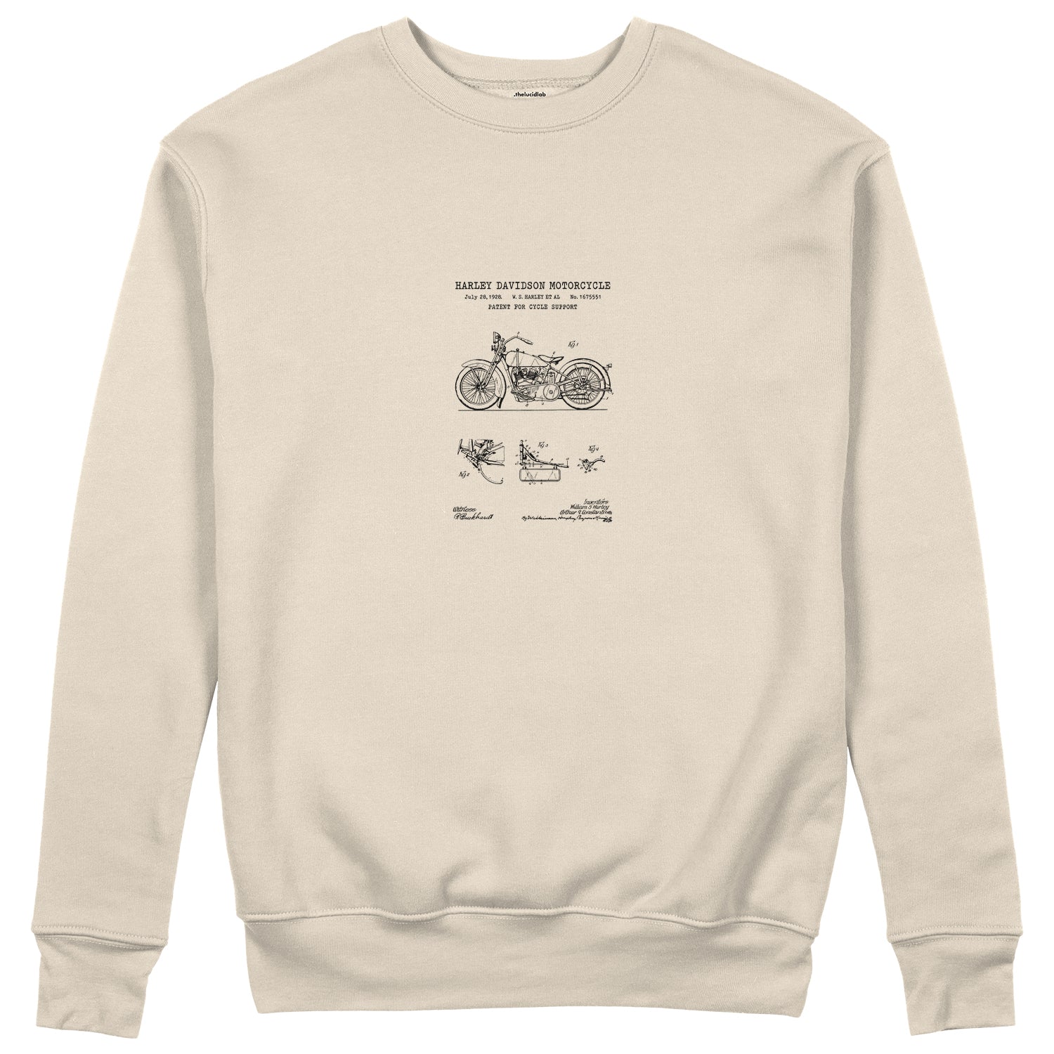 Harley Davidson Model 28B Motosiklet Sweatshirt