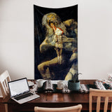 Saturn Devouring His Son Duvar Örtüsü