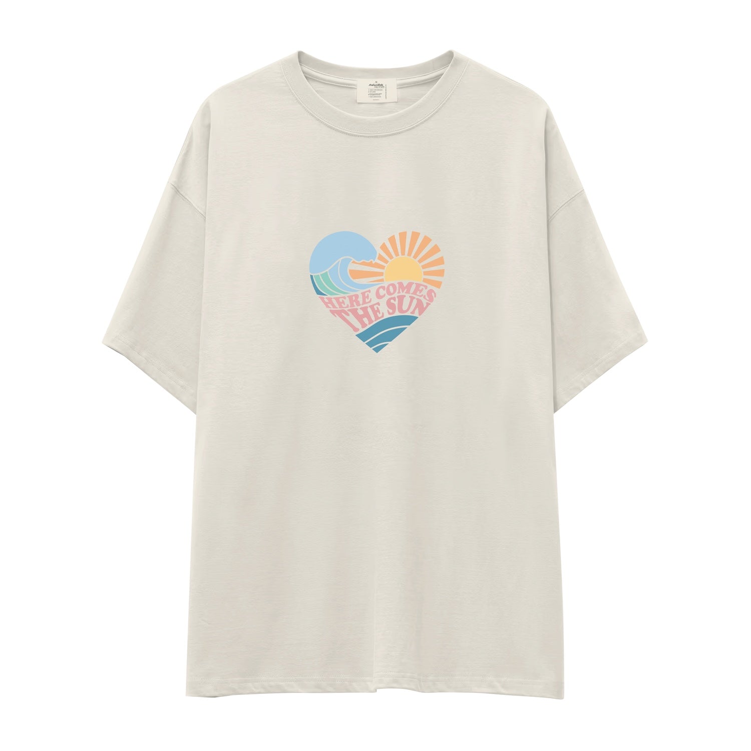 Here Comes The Sun Oversize Tişört