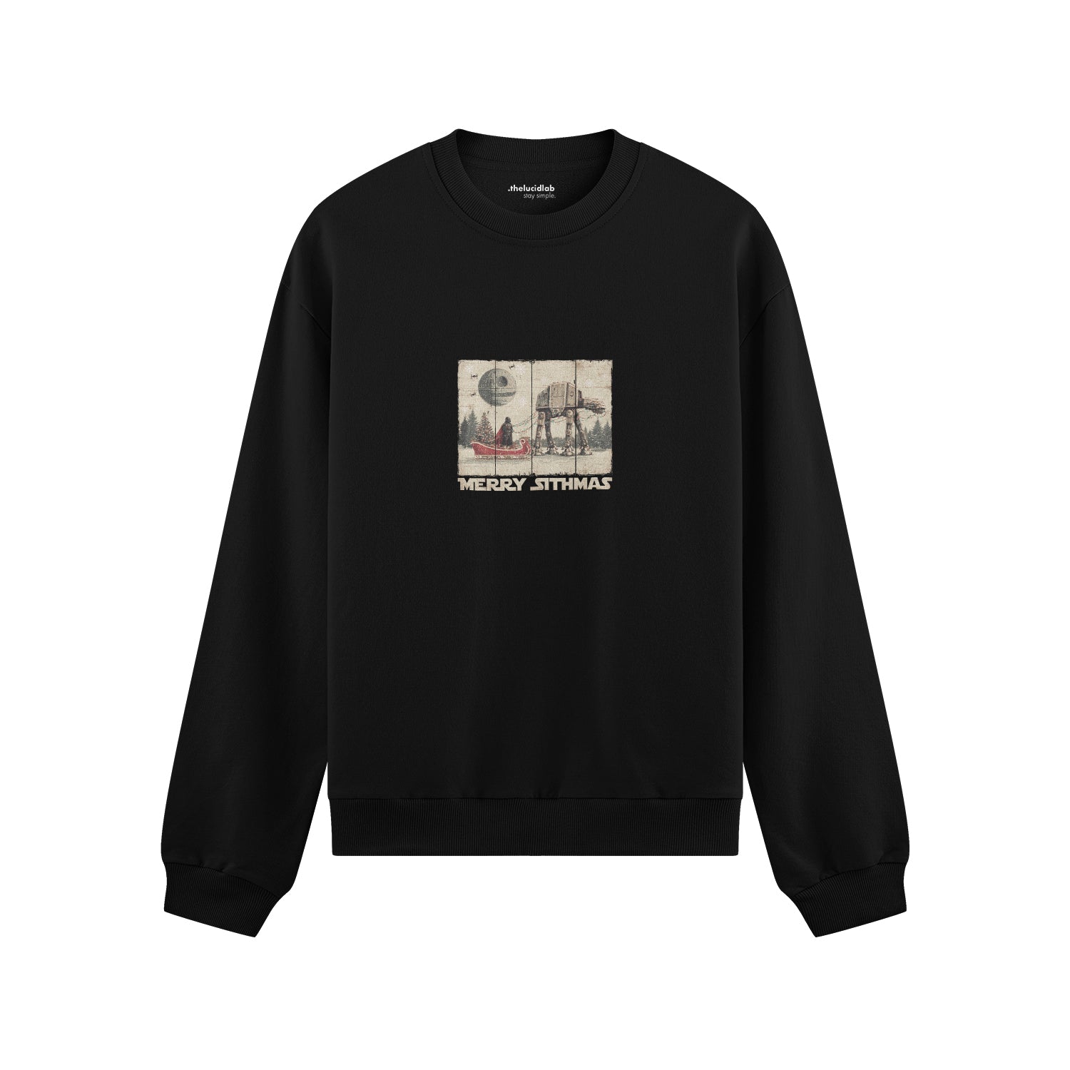 Star Wars Merry Sithmas Vintage Oversize Sweatshirt