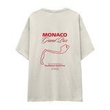 Monako Grand Prix Oversize Tişört