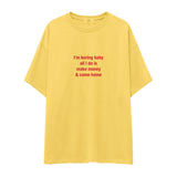 I’m Boring Baby Oversize Tişört