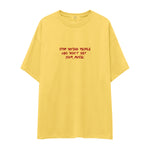 Stop Dating Oversize Tişört
