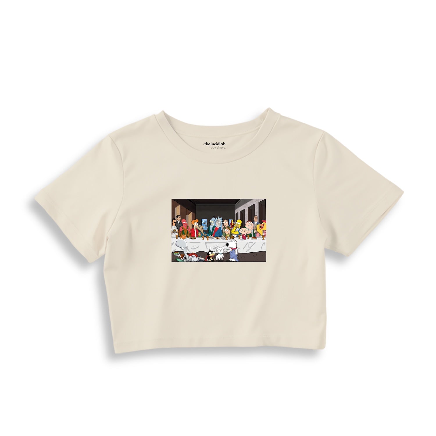 Champions Last Supper Crop Tişört