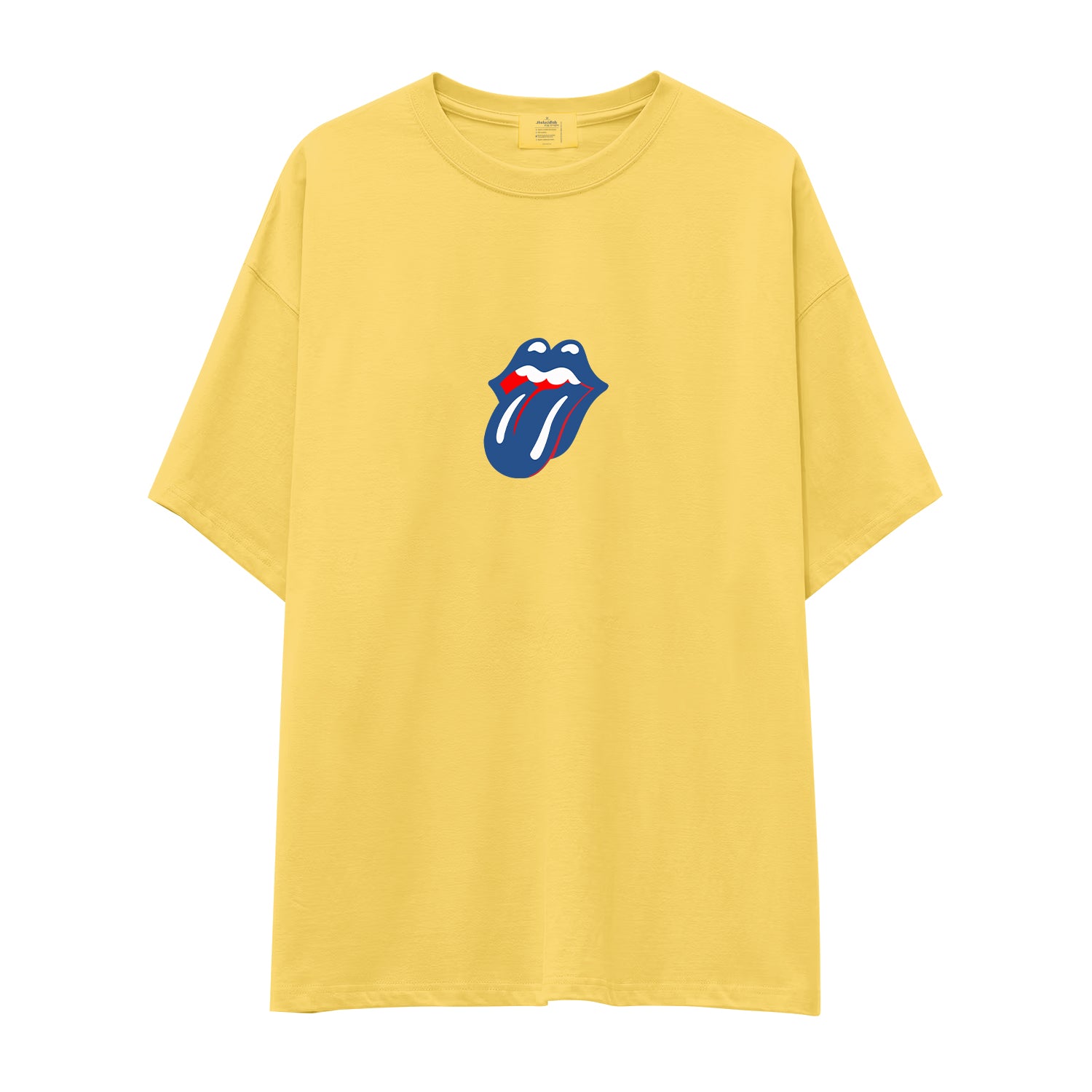 The Rolling Stones Blue Oversize Tişört