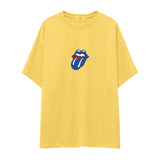 The Rolling Stones Blue Oversize Tişört