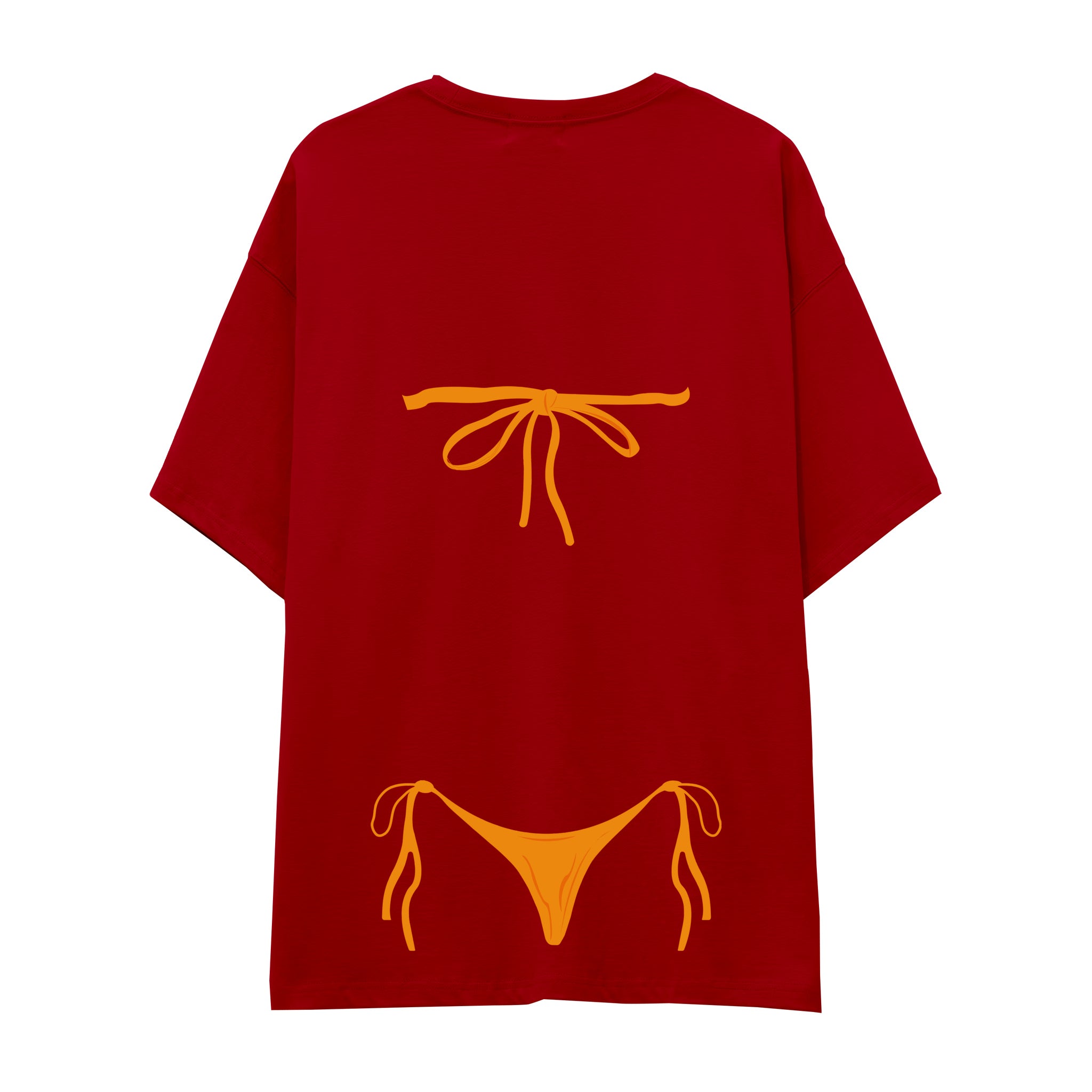 Orange Bikini Oversize Tişört