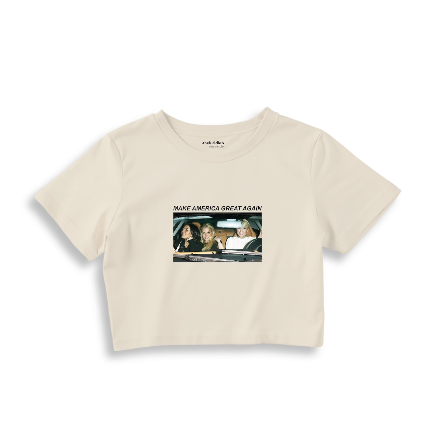 Make America Great Again Crop Tişört