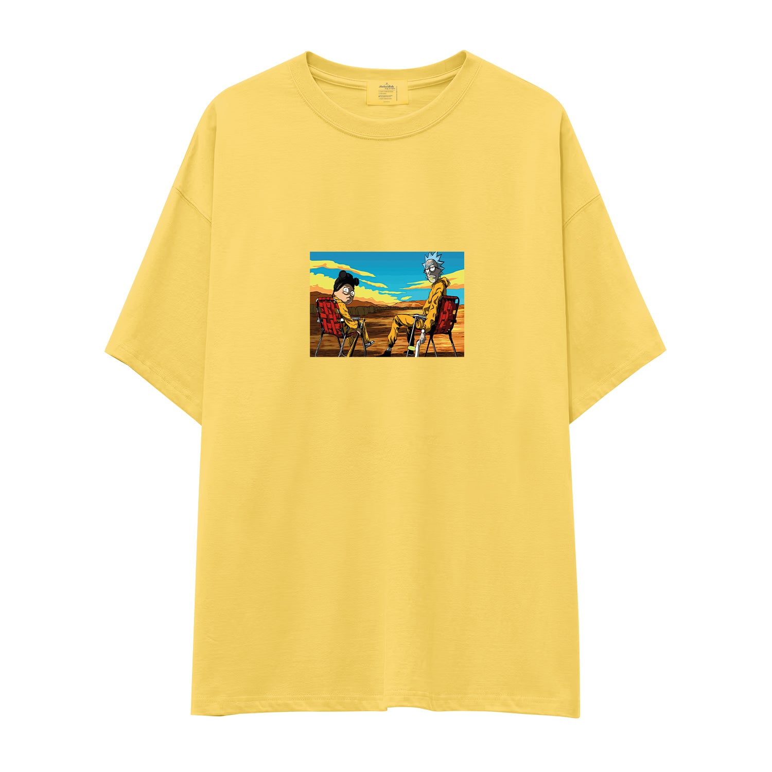 Breaking Bad / Rick and Morty Oversize Tişört