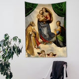 The Sistine Madonna Duvar Örtüsü