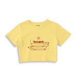 Hotdog Crop Tişört