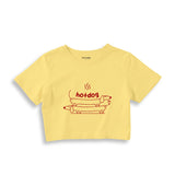 Hotdog Crop Tişört