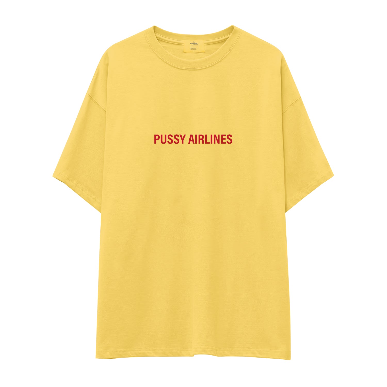Pussy Airlines Oversize Tişört