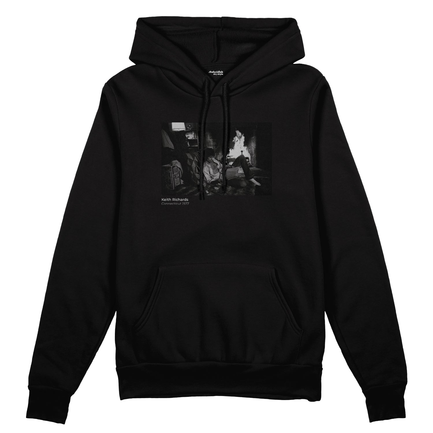 Keith Richards Connecticut 1977 Oversize Hoodie