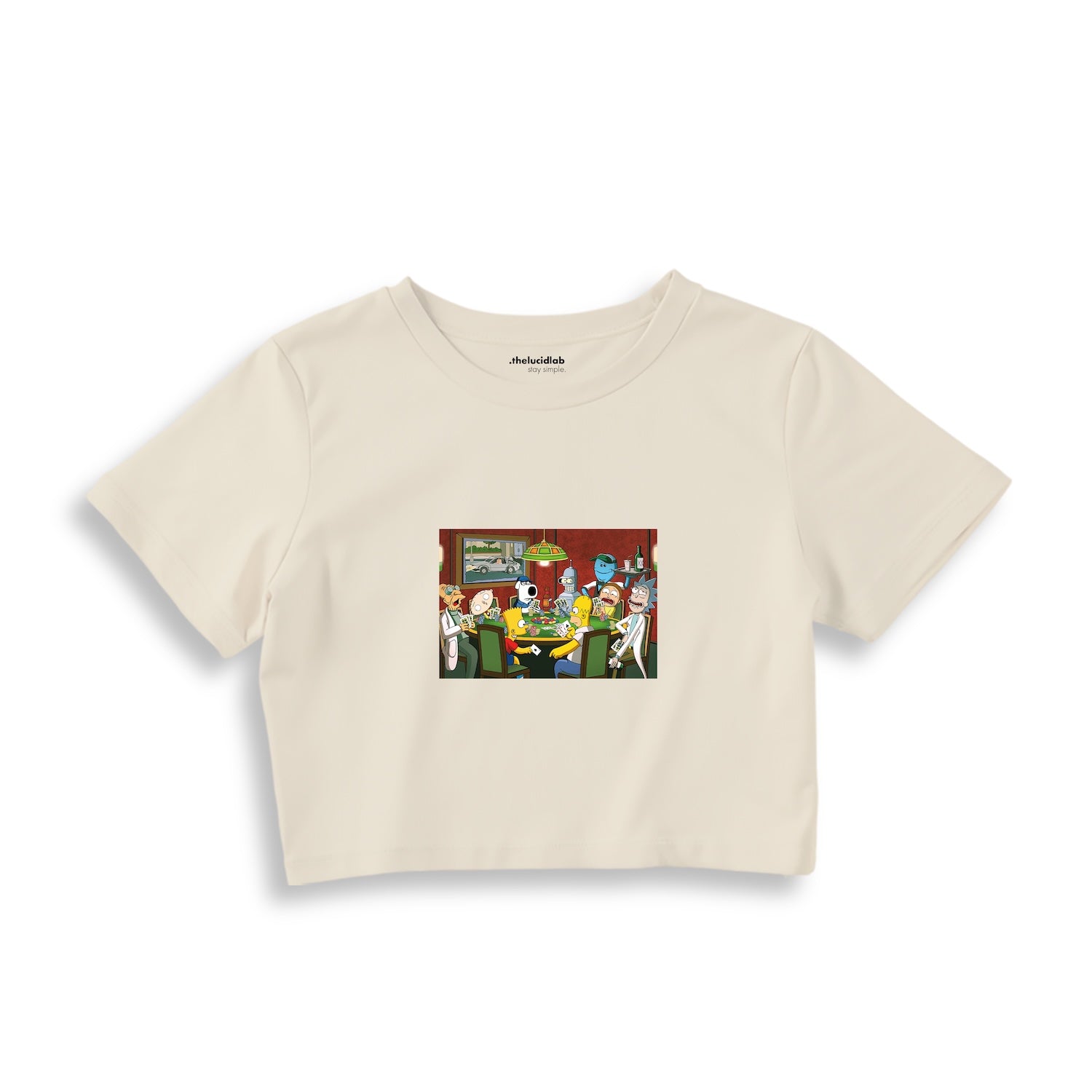 Champions League Poker Crop Tişört