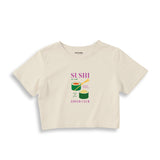 Roll With It Crop Tişört