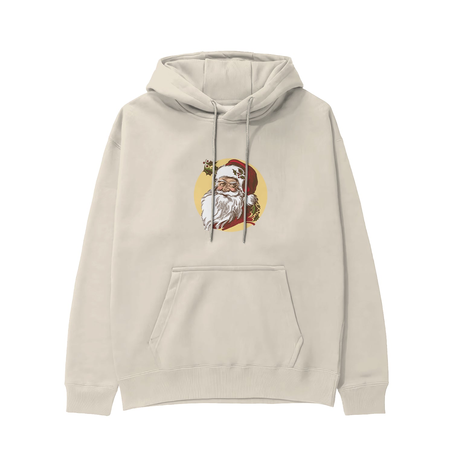 Vintage Santa Portrait Hoodie