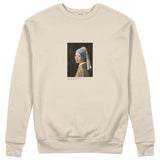 İnci Küpeli Kız Sweatshirt