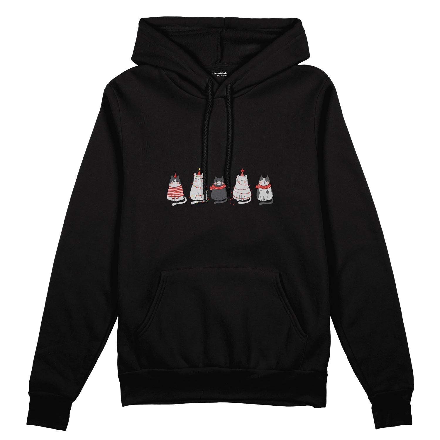 Christmas Kitty Parade Oversize Hoodie